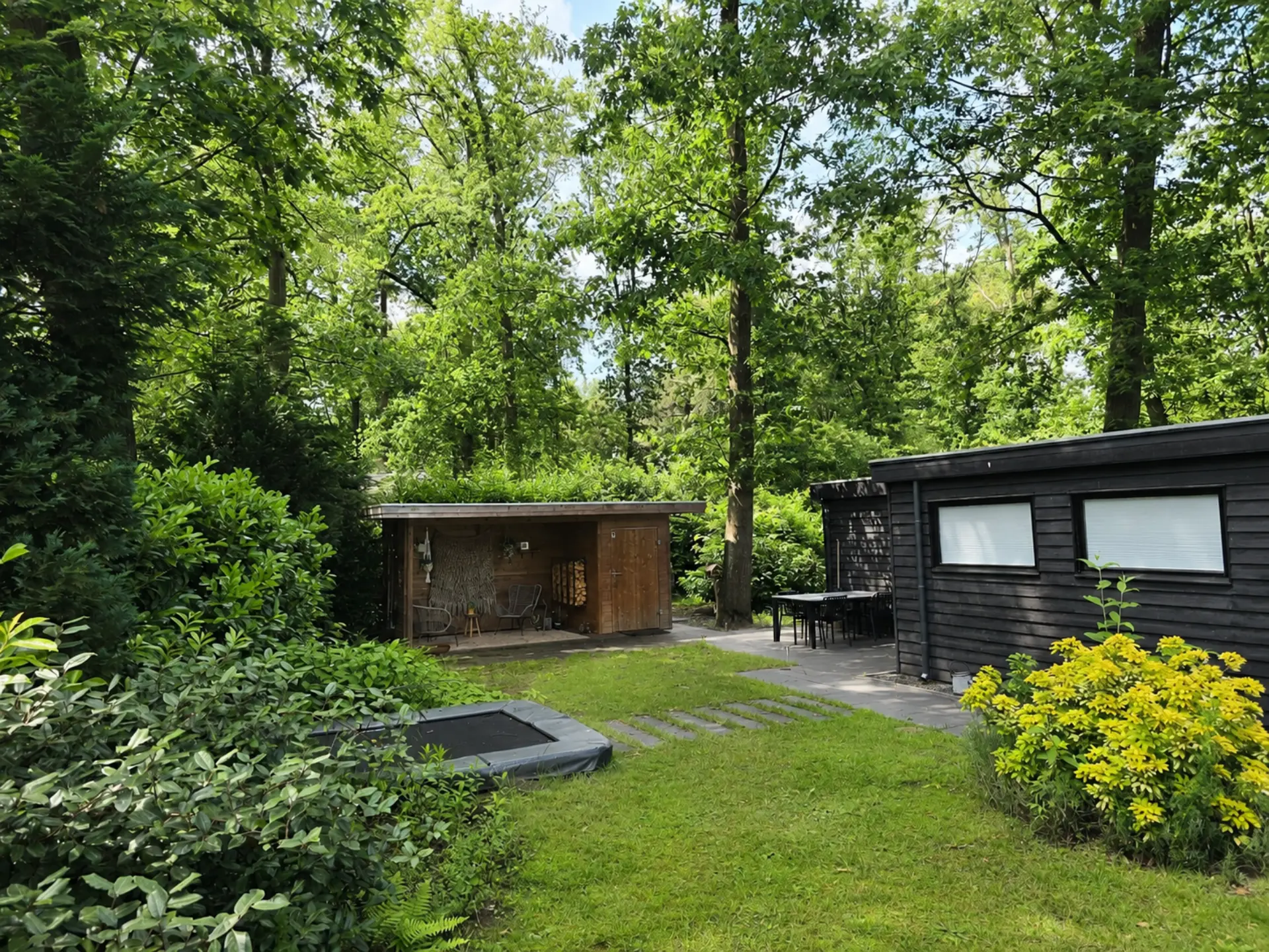 Tuin trampoline 2